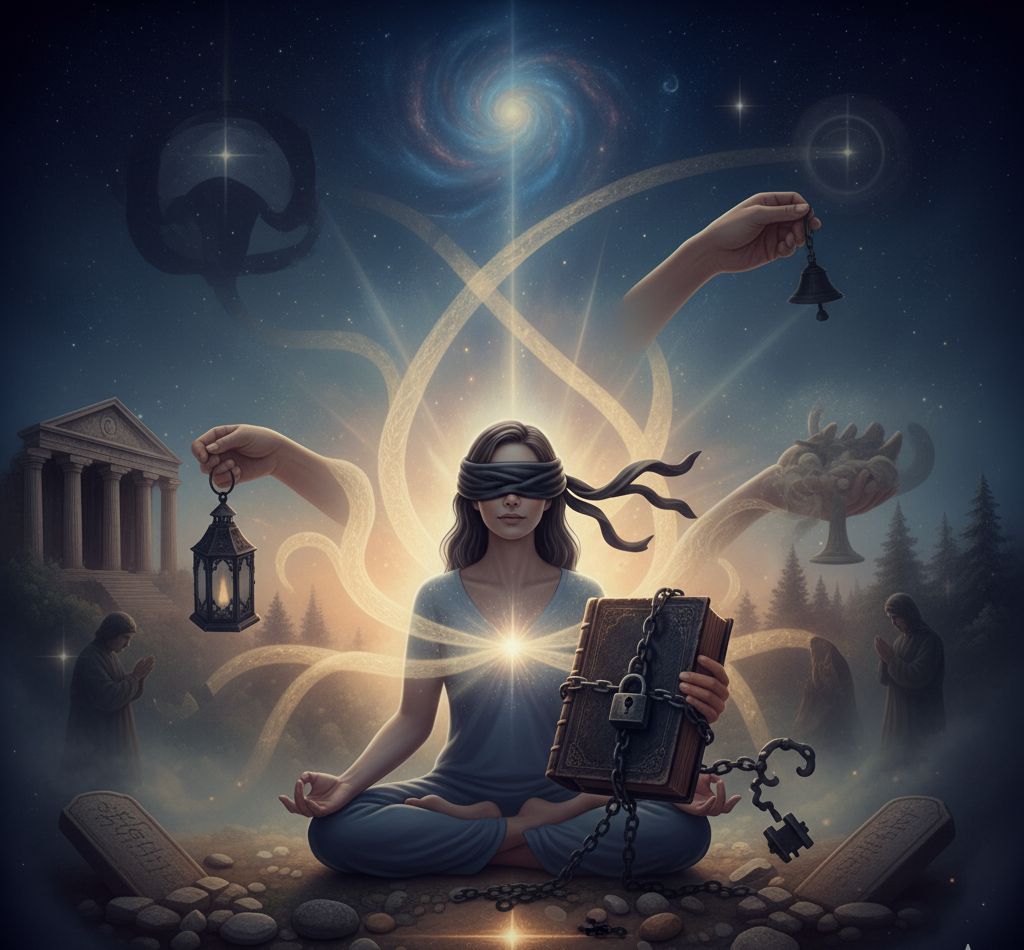 blindly following belief systems and religions