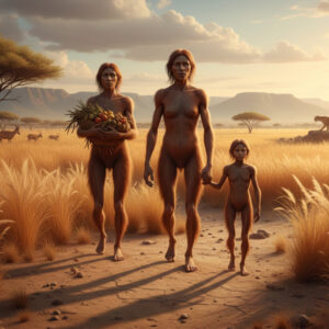 prehistoric humans walking, walk that made us humans